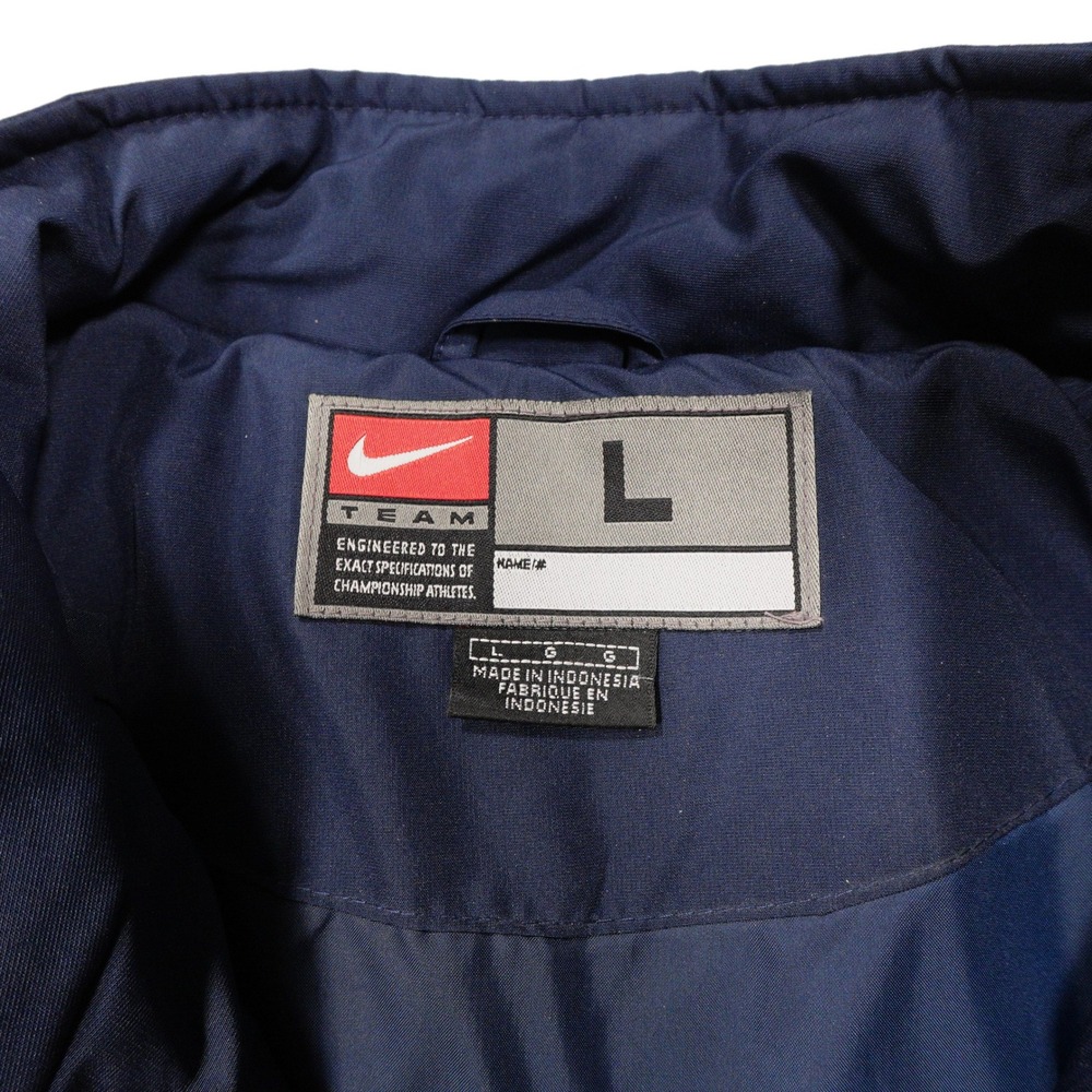 NIKE Mens L Syracuse‎ Orange Authentic Team Apparel Zip Quilted Puffer Jacket - Picture 3 of 8